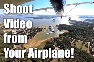 Shoot video from your airplane