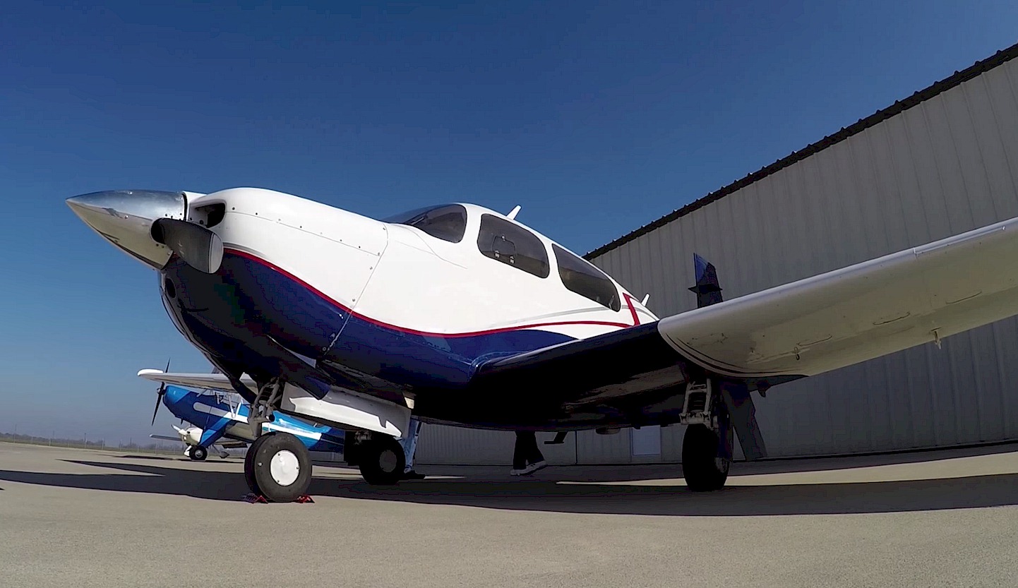 Beautiful Mooney at our EAA Coffee/Donut Fly-in