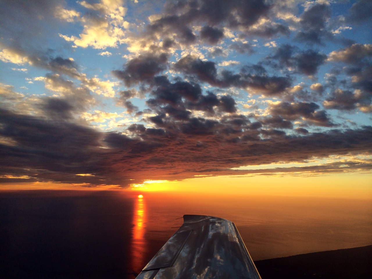 Sunset over Lake Michigan