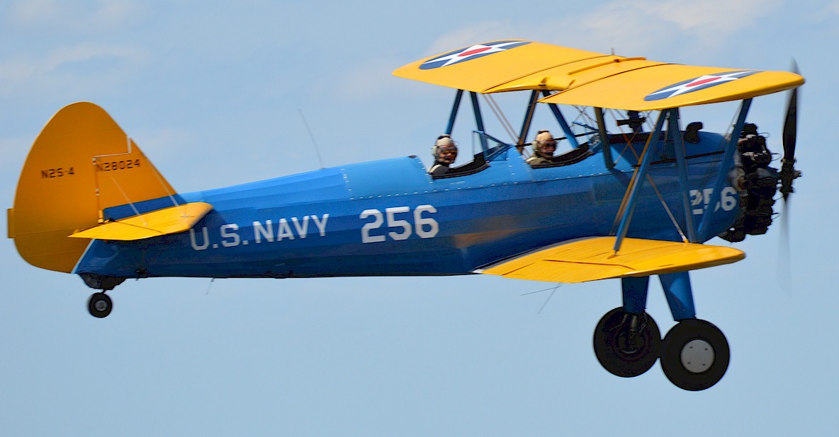 Stearman Training Flight