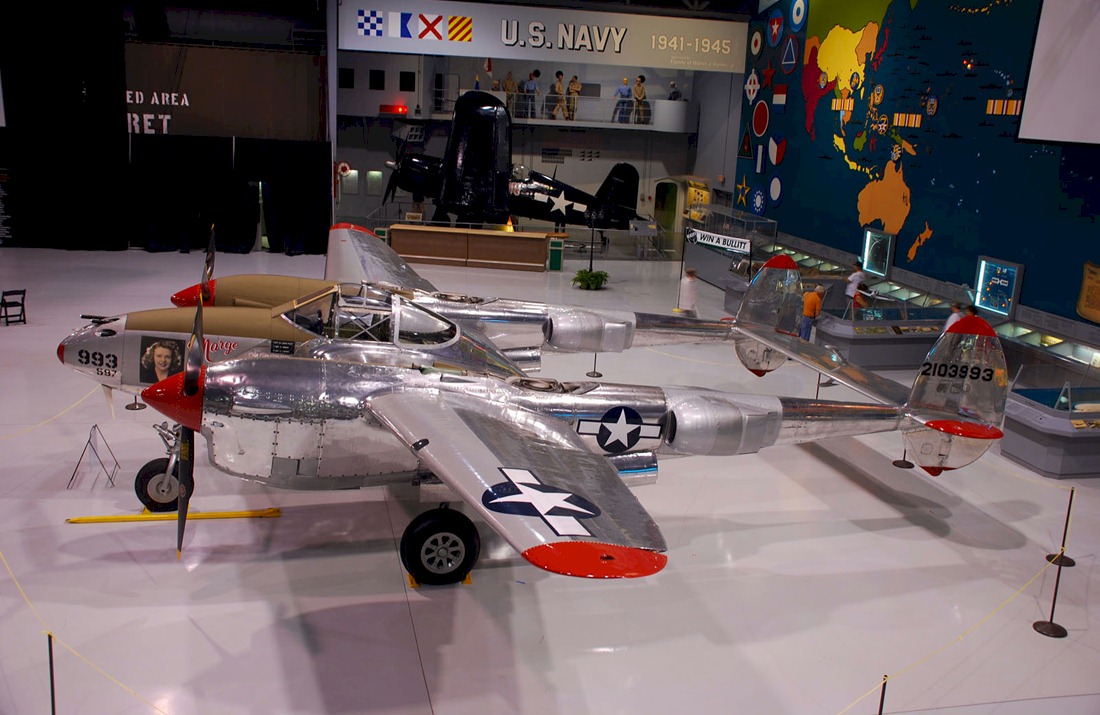 EAA Museum - P-38 on Display