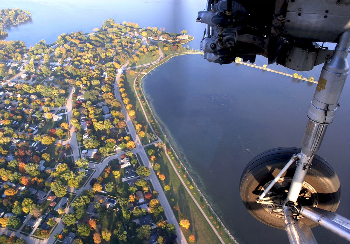 EAA Ford Tri-motor Flight over Oshkosh