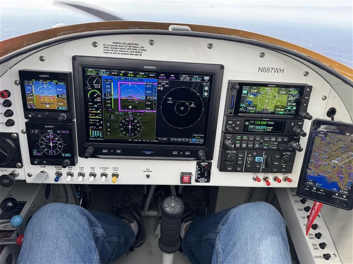 RV-8A, N687WH, built in 2005, upgraded to all Garmin glass cockpit 2025.